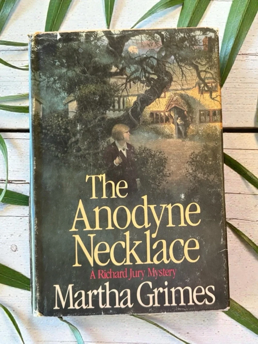 Vintage 1983 The Anodyne Necklace Martha Grimes Hardcover Richard Jury Mystery